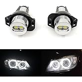 Xinctai LED Angel Eyes Compatible with 2006 2007 2008 BMW E90 | E91 Pre-Facelift, Pre-LCI 325i, 325xi, 328i, 328xi, 330i,330xi,335i, 335xi Halo Ring Marker Light Bulb