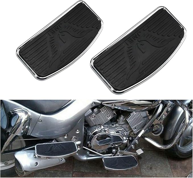 REBACKER Motorcycle Floorboard Adjustable Rider Passenger