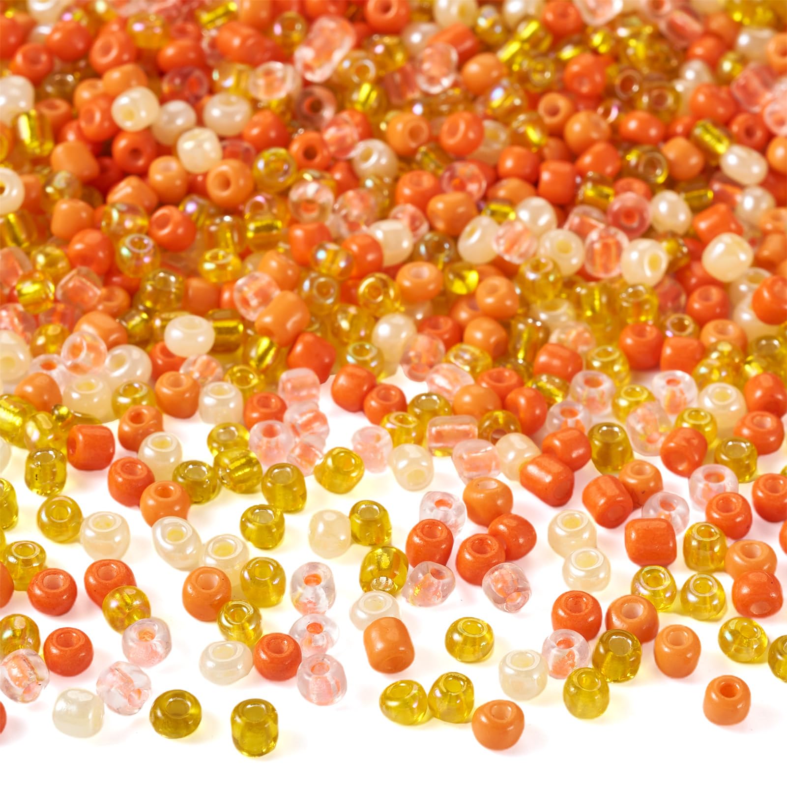 Craftdady 480Pcs Glass Seed Beads 4mm Small Pony Czech Glass Bead Spacers Black Mixed for DIY Beading Bracelet Necklace Jewelry Making
