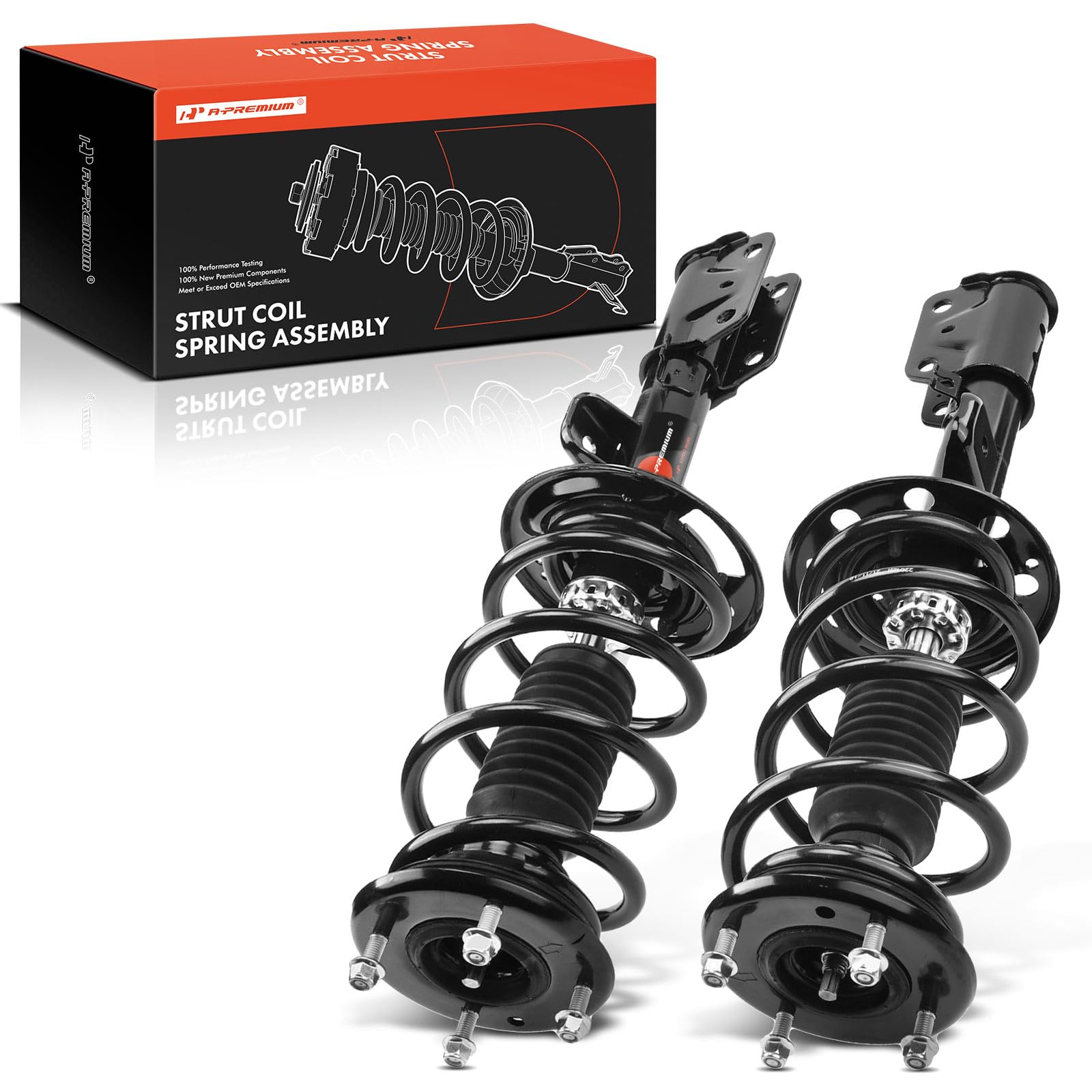 Photo 1 of A-Premium Front Pair (2) Complete Strut & Coil Spring Assembly Compatible with Ford Explorer 2013 2014 2015 2016 2017 2018, Driver and Passenger Side, AWD