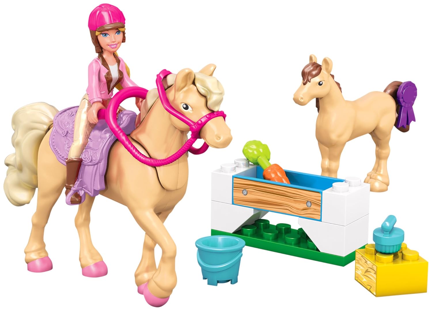 Mega Bloks Barbie's Day at the Stables Building Kit