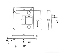 QCAA Solid Brass Extended Lip