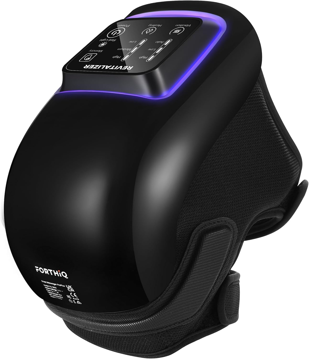 Photo 1 of FORTHiQ Knee Massager Pro+ with Heat, Red Light and Vibration, 6-in-1, Dual-Wavelength - Cordless, Portable, Adjustable Straps, Easy to Use, Saves Your Settings
