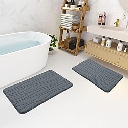 Buganda Memory Foam Bathroom Rug Mat 36x24, Extra