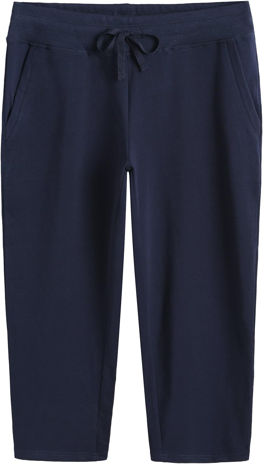 WeinteeWomen's Cotton Capri Pants with Pockets
