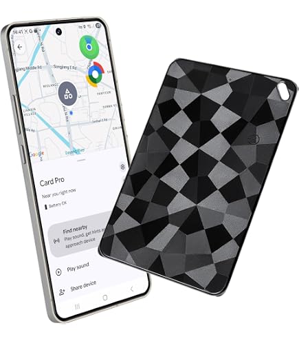 Reyke Wallet Tracker Card for Android – Rechargeable Thin