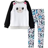 DREAMWORKS GABBY'S DOLLHOUSE Pandy Paws Girls Sweatshirt and Leggings Outfit Set Toddler to Little Kid