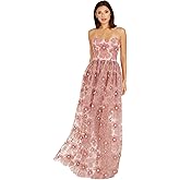 Dress The Population Womens Audrina Fit and Flare Maxi Dress