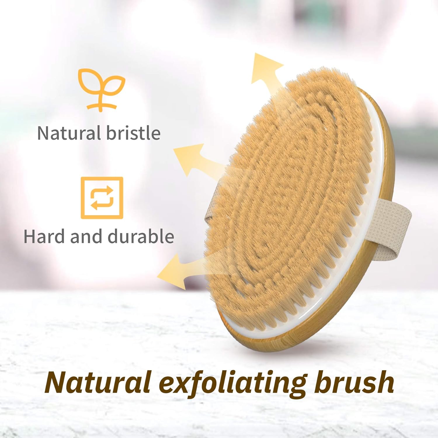 Metene Dry Brush, 2 Pack Dry Brushing Body Brush with Soft and Stiff Natural Bristles, Body Exfoliating Scrub Brush for Cellulite and Lymphatic, Improve Your Circulation, Dry Body Brush for Massage : Beauty
