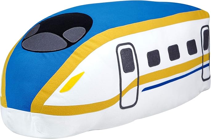 Amazon カナック企画 新幹線ふとんdeクッション 布団収納カバー E7系かがやき 北陸新幹線 かがやき 青 鉄道雑貨 おもちゃ