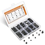 400PCS Motherboard Standoffs Computer Screws Assortment Kit for Motherboard PC Fan HDD Power Supply SSD Hard Drive Graphics P