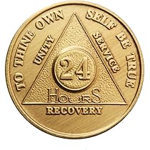30 Day 1 Month Bronze Aa Anniversary Chip Medallion Coin Alcoholics Anonymous Amazon Com Au Toys Games