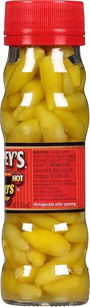 TRAPPEY’S HOT PEPPERS IN VINEGAR, 4.5 OUNCE