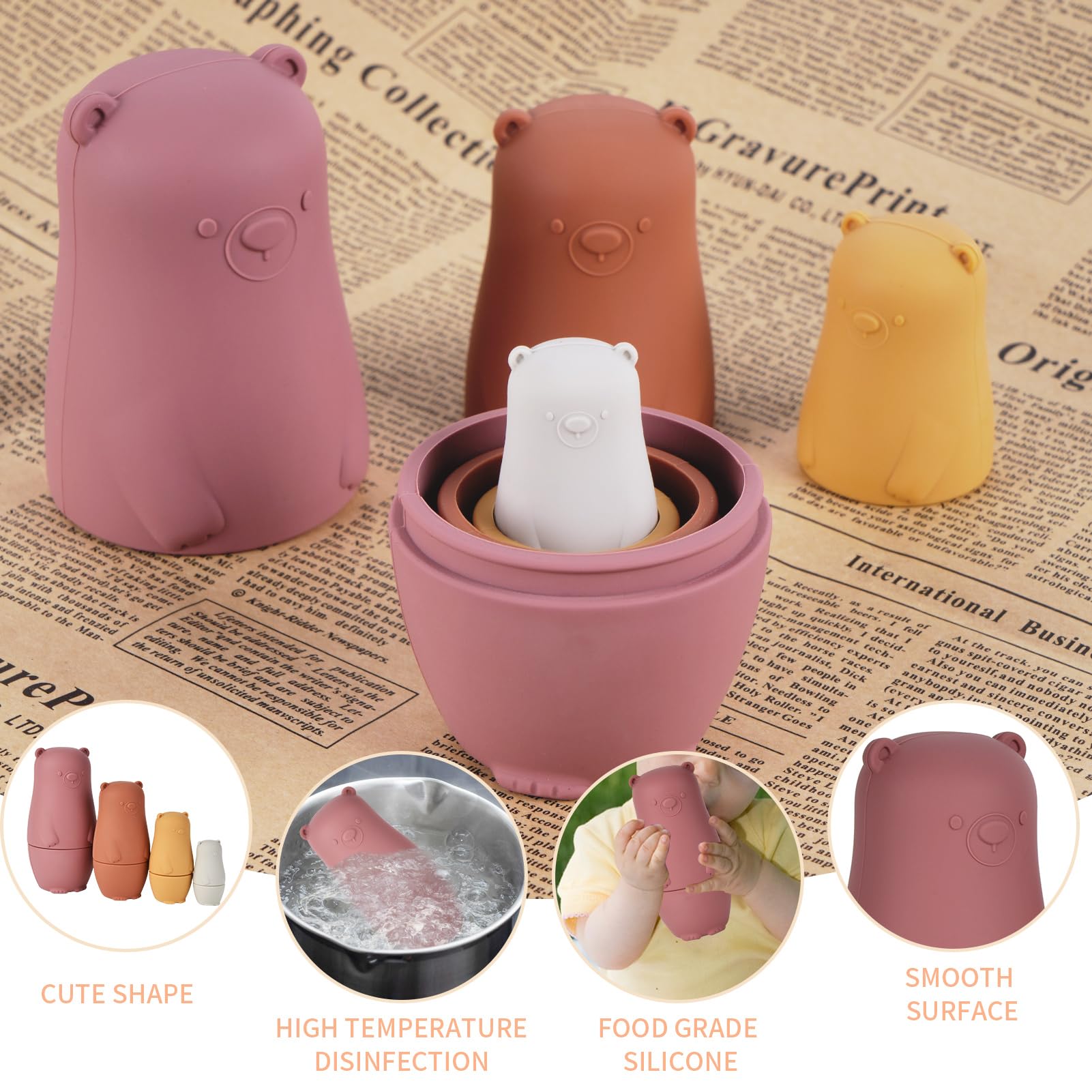 Tngan Nesting Dolls, 5Pcs 6