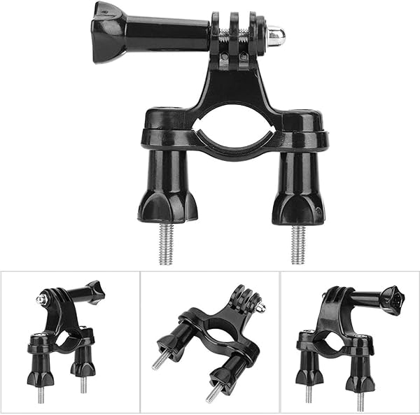 Bike Bracket Mount Motorcycle Handlebar Mount 7 3 8 2 2cm Hard Plastic for GoPro SJCAM
