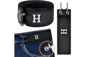 Tactical Metal Hook Elastic Belt, Unisex Buckle-Less Elastic Invisible Waist Belt Closure for Outdoor Work & EDC