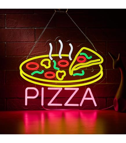 JFLLamp Pasta Neon Signs for Wall Decor Neon Lights for Bedroom
