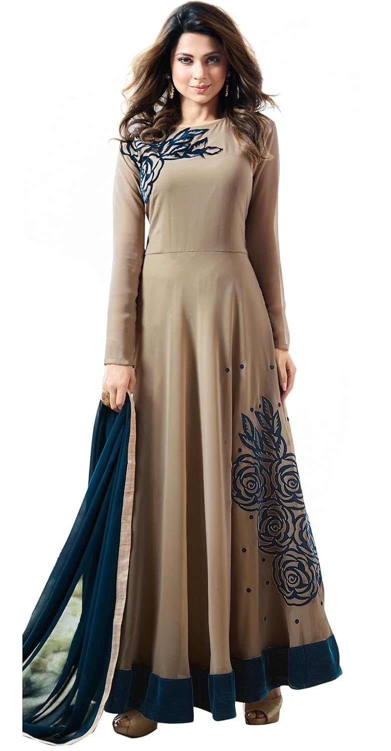 infotech women's georgette dress material