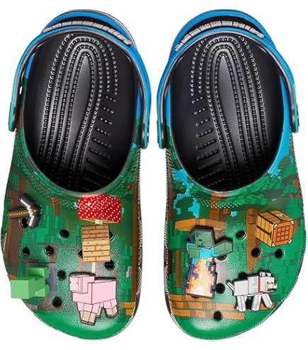 Amazon.com | Crocs Unisex-Adult Classic Minecraft Clogs  display picture 1