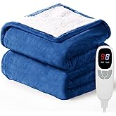 EDENLUNE Heated Blanket Electric Blanket Full 72"x84" Heating Blanket with 9 Heating Levels 10 Timer Modes Auto-Off Fast Heating Overheat Protection ETL Certified Machine Washable Gift