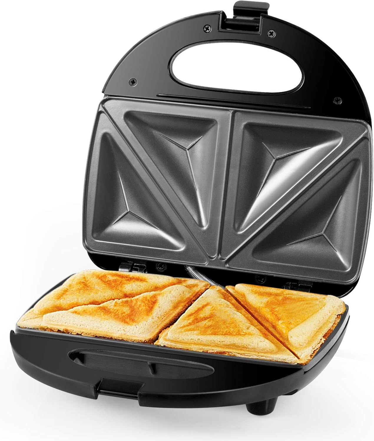 Amazon.de Gotoll Sandwichmaker 700W, Dreieckig Sandwiches Toaster