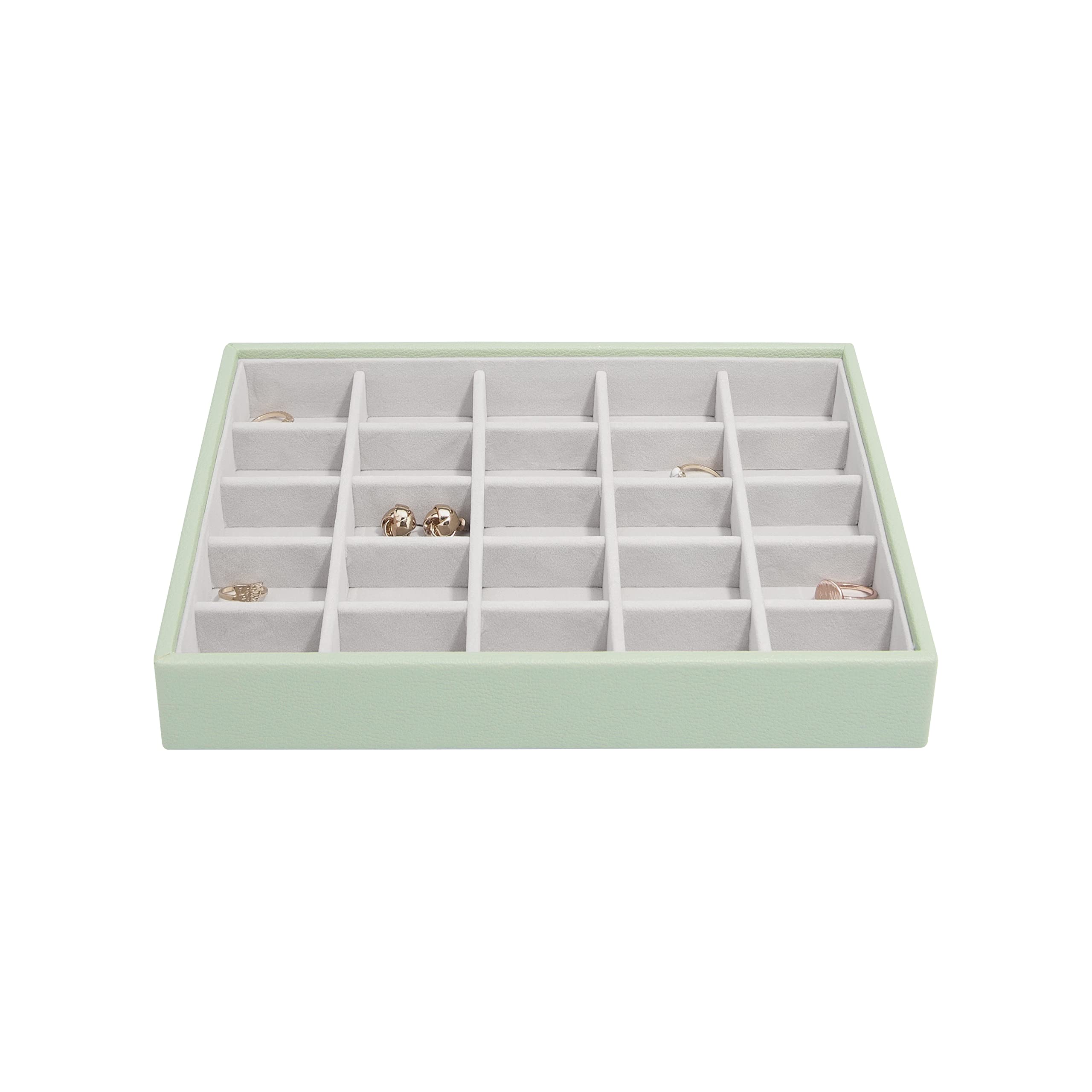 Stackers Sage Green Classic Medium Jewellery Box Trinkets Layer