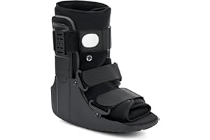 honarry Walking Boot for Broken Foot & Injuries - Lightweight Medical Boot with Anti-Slip Sole, Adjustable Straps & Rigid Support for Ankle/Foot Recovery M