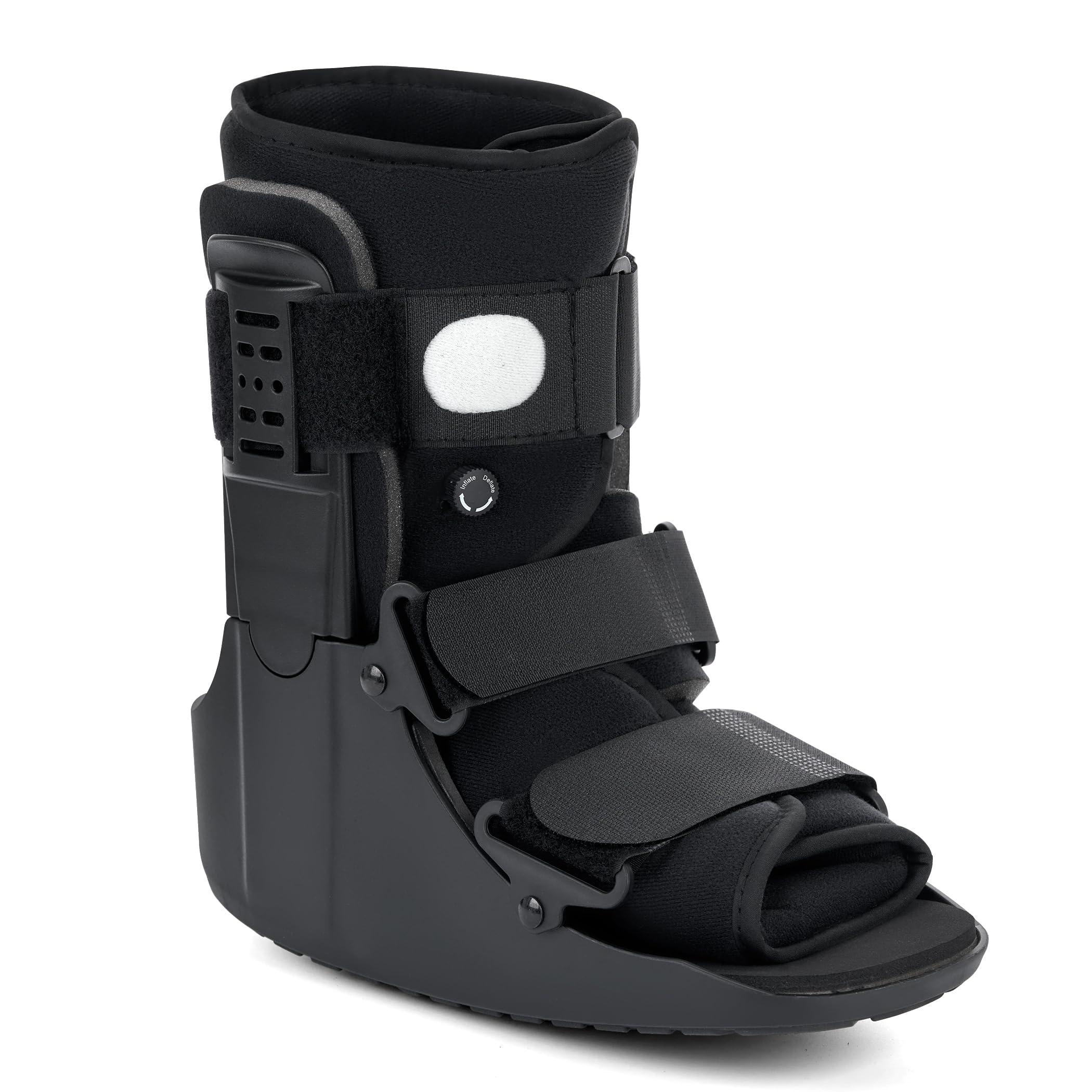 Photo 1 of honarry Walking Boot for Broken Foot & Injuries - Lightweight Medical Boot with Anti-Slip Sole, Adjustable Straps & Rigid Support for Ankle/Foot Recovery L