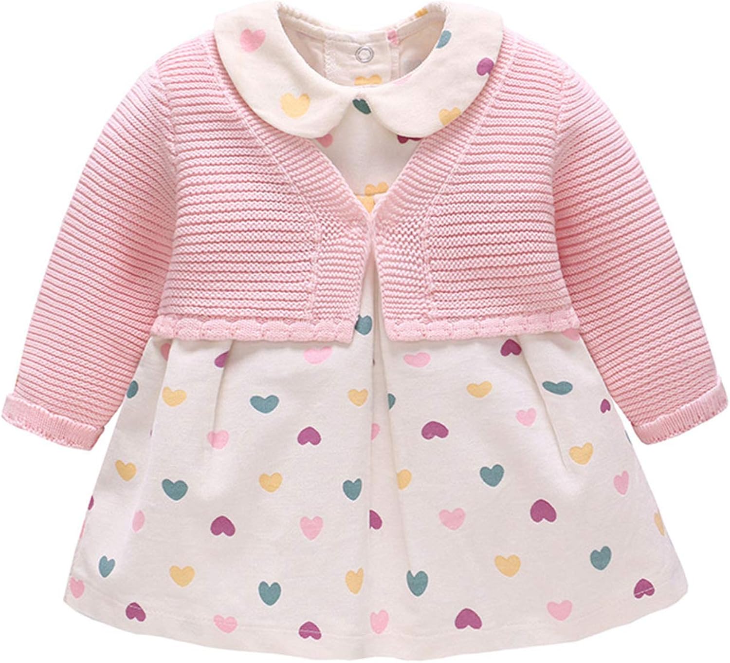 New Baby Girls Dress Spring Autumn Cute Dress Snug Pure Cotton Dresses
