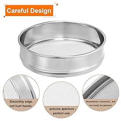 PATIKIL 190 Mesh Lab Sieve, 8" Diameter Test Sieve