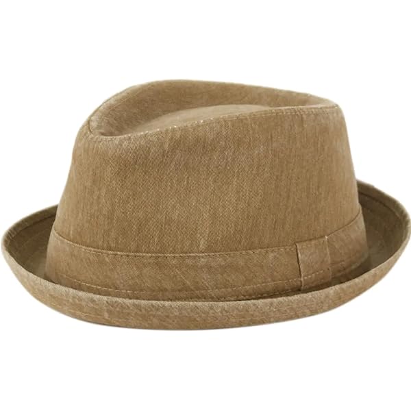 Men's Summer Lghtweght Panama Derby Fedora Wde 2-3/4" Brm Hat