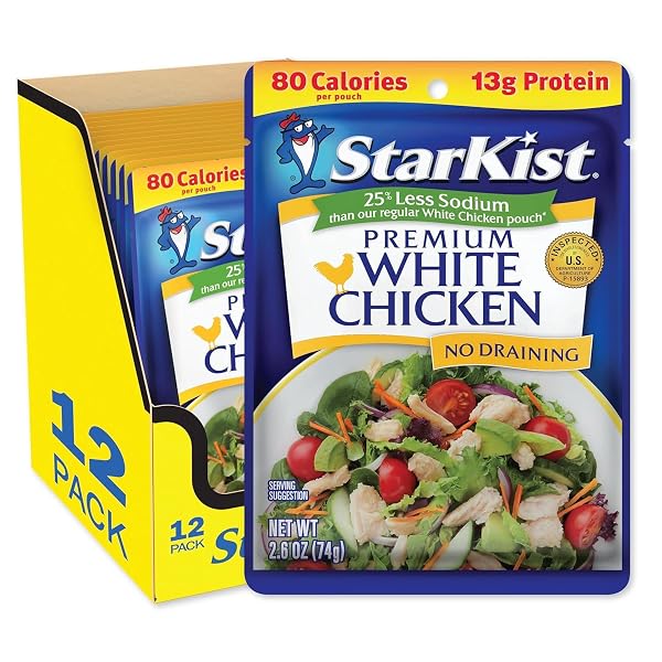 STARKIST LESS SODIUM PREMIUM WHITE CHICKEN – 2.6...