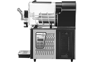 Uargd Commercial Slushy Machine, 3L Single Tank Frozen Beverage Maker, 12-Cup Stainless Steel Smoothie and Frozen Drink Machi