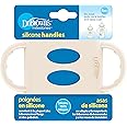 Dr. Brown's Milestones 100% Silicone Baby Bottle Handles, Wide-Neck, Removable Easy-Grip Transitional Sippy Cup Handles, Ecru, 4m+, 1 Pack