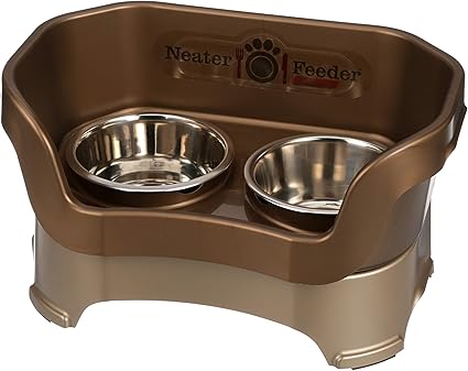 Amazon Com Neater Feeder Deluxe Medium Dog Bronze The Mess
