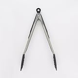 OXO Good Grips Locking Tongs with Silicone Heads 30cm Black view 6