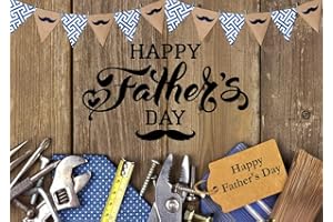 LTLYH 7x5ft Father's Day Photography Backdrop Father's Day I Iove Dad Decoration Backdrop Father's Day Party Decor Father's Day Banner Backdrops for Photography 145