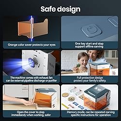 WAINLUXPRO K10 Laser Engraver, 5000mW Portable