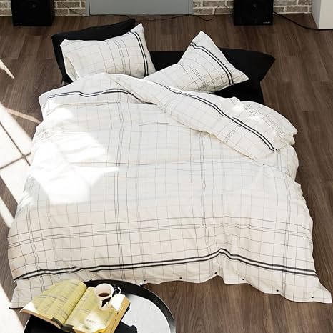 Amazon 掛け布団カバー シングル 綿100 モノチェック コンフォーターカバーs Fab The Home 男前インテリア 西海 掛けふとん カバー オンライン通販
