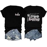 Women Graphic T-Shirts Casual Short Sleeve Tee Tops(Available in Plus Size)