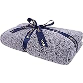 Everplush Diamond Collection Extra Large Bath Sheet Towel – 1 PK, Super Soft & Highly Absorbent, Quick-Drying & Oversized, Perfect for Bathroom, Pool, Swimming Use (Grey, 35" x 66" 1PK)