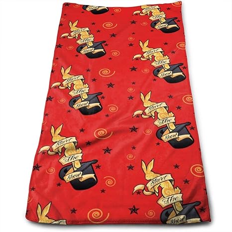 Amazon タオル バスタオル マジック ウサギ 赤い フェイスタオル 瞬間吸水 速乾 耐久性 ふんわり おしぼり 柔らか肌触り 業務用 家庭用 30 X 70cm フェイスタオル ホーム キッチン オンライン通販