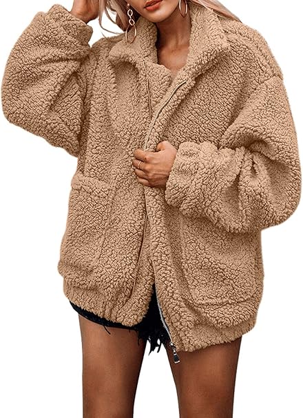 cozy fluffy jacket