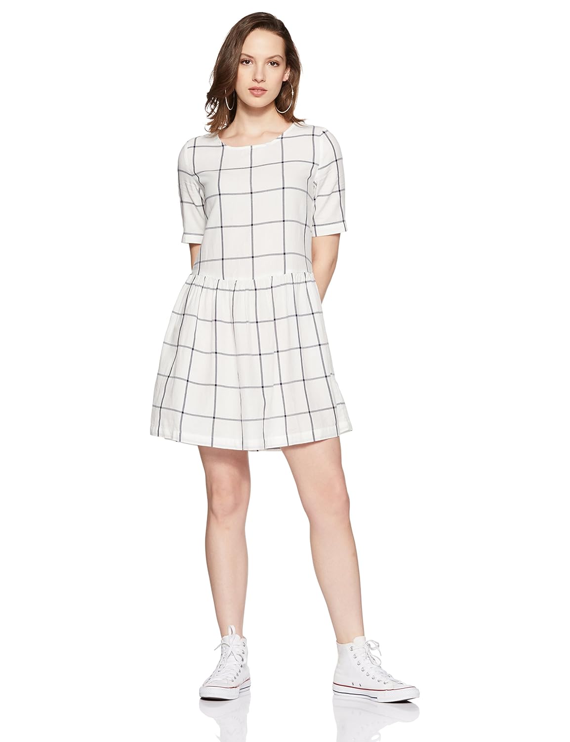 marks & spencer women's shift knee long dress