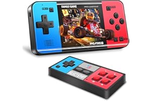 VOICHIC Handheld Game Console for Kids Adults, Preloaded 328 Classic Retro Arcade Mini Games with 3'' Color Display, Video Game Console with Rechargeable Battery, Great Nostalgia Gifts ( Support 2 Players )