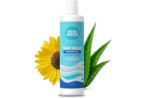 Fresh Monster Swim Shampoo for Kids – Clarifying Shampoo for Chlorine & Salt Water Removal – Tear-Free, Sulfate-Free, Gentle 