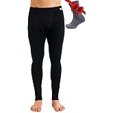 100% Merino Wool Base Layer Mens Pants - Thermal Underwear Long Johns | Lightweight, Midweight, Heavyweight Base Layer, Breathable Leggings, Thermal Pajama Pants, Ideal for Hiking, Skiing, Winter