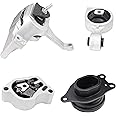 Loongrie Engine Motor Mount Compatible with 2007-2017 Altima 2.5L Auto Transmission, Replace OE A4339 A4340 A4350 A4353 4-Piece Set