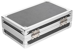 DIKACA Portable Aluminum Tool Box 11X18X5.8Cm Multi-Functional Hard Case Carrying Container for Tools and