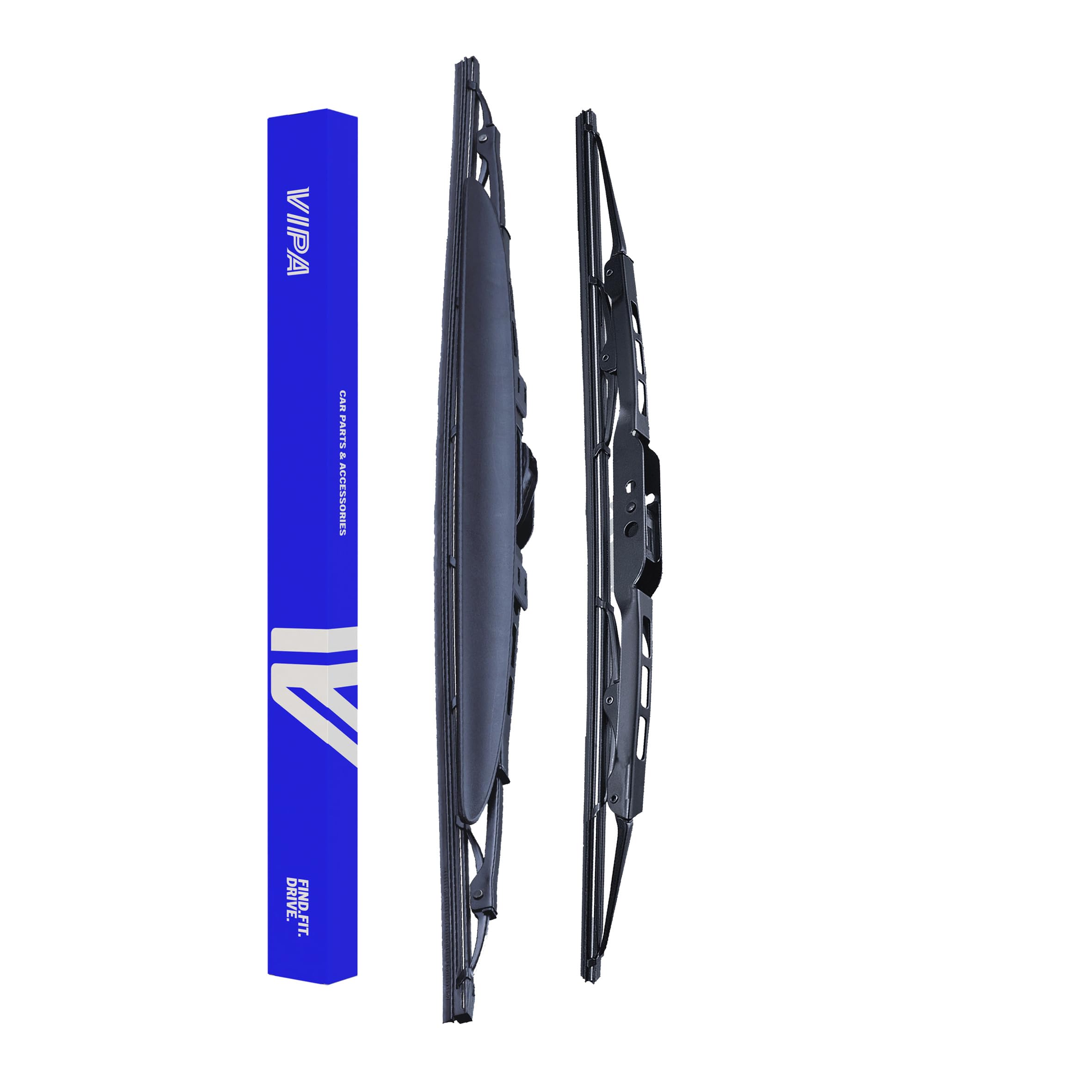Vipa Car Parts Premium Wiper Blade Kit | Fits: MINI MINI R50 R53 R56 EARLY Hatchback (Jan 2001 to Sep 2012) | All-Weather Performance | Durable, Streak-Free Windshield Wipers | Easy Installation